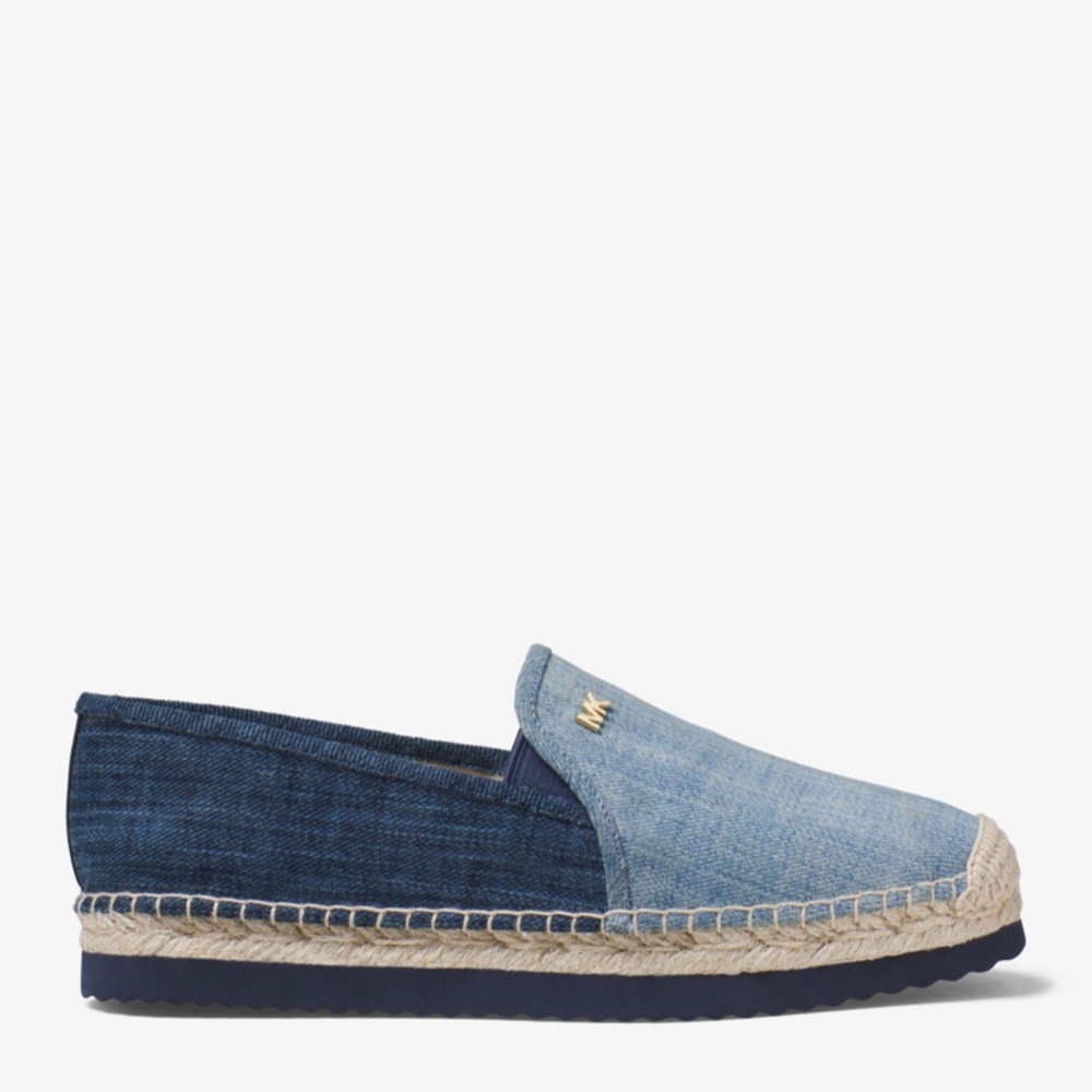 Michael Kors Denim Kendrick Espadrilles slip on shoes women’s LIKE NEW
